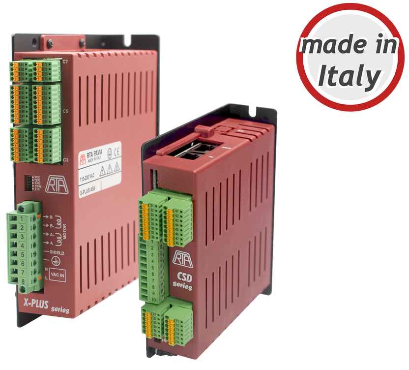 Stepper Servodrives | RTA - 60+ Made in Italy Models